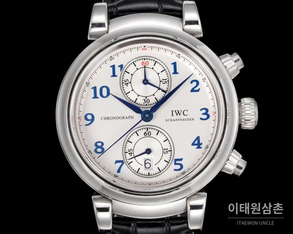 IWC 파일럿 크로노그래프 로레우스 스포츠 포 굿 화이트다이얼 오토매틱 42mm