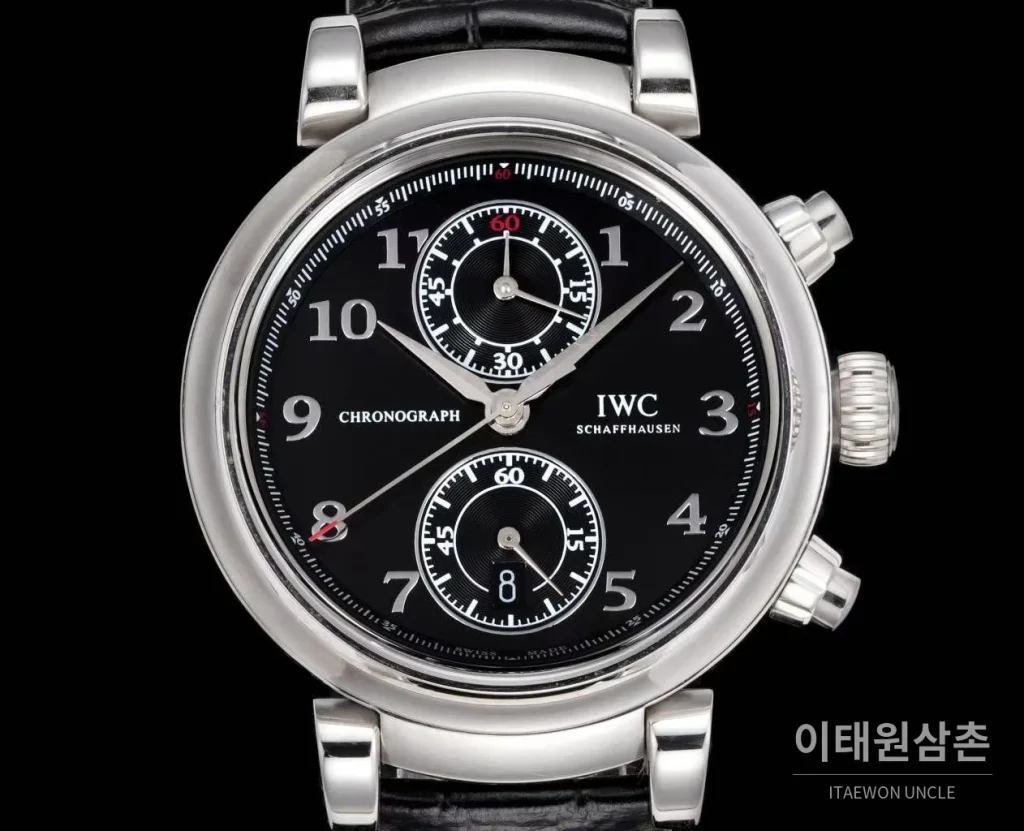 IWC 파일럿 크로노그래프 로레우스 스포츠 포 굿 블랙다이얼 오토매틱 42mm