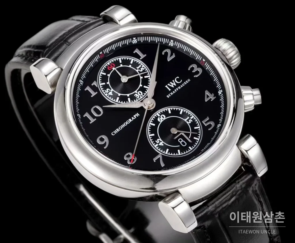 IWC 파일럿 크로노그래프 로레우스 스포츠 포 굿 블랙다이얼 오토매틱 42mm
