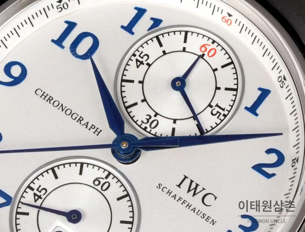 IWC 파일럿 크로노그래프 로레우스 스포츠 포 굿 화이트다이얼 오토매틱 42mm