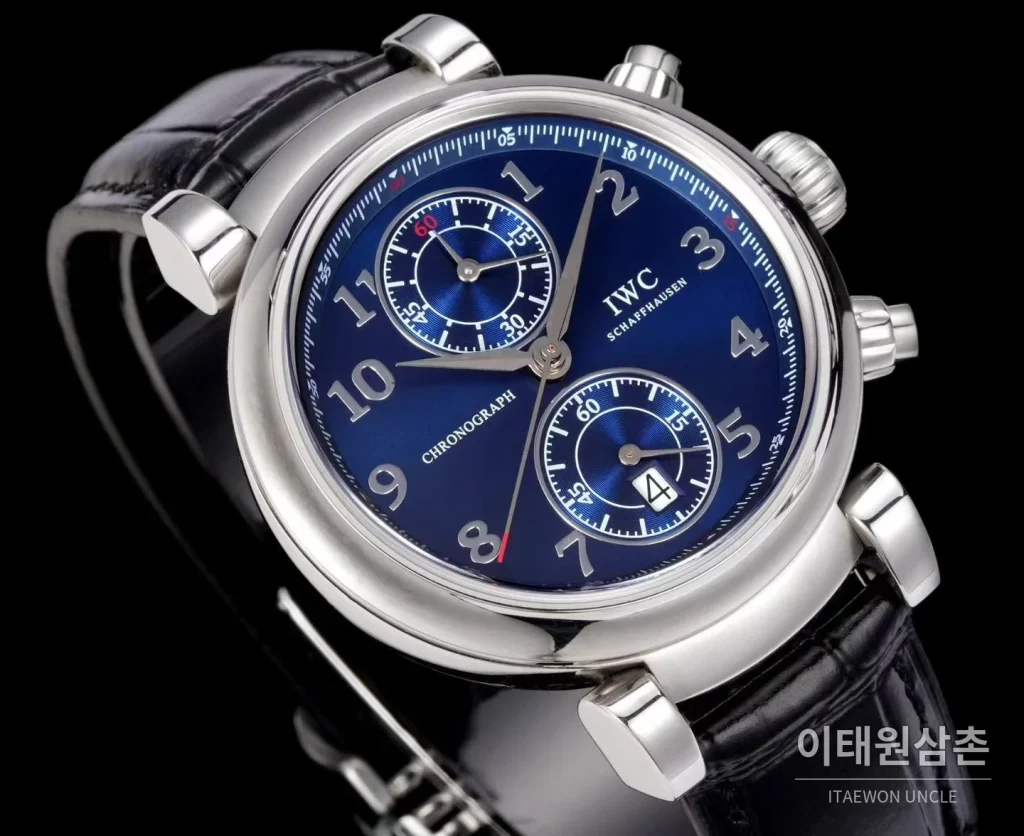 IWC 파일럿 크로노그래프 로레우스 스포츠 포 굿 블루다이얼 오토매틱 42mm