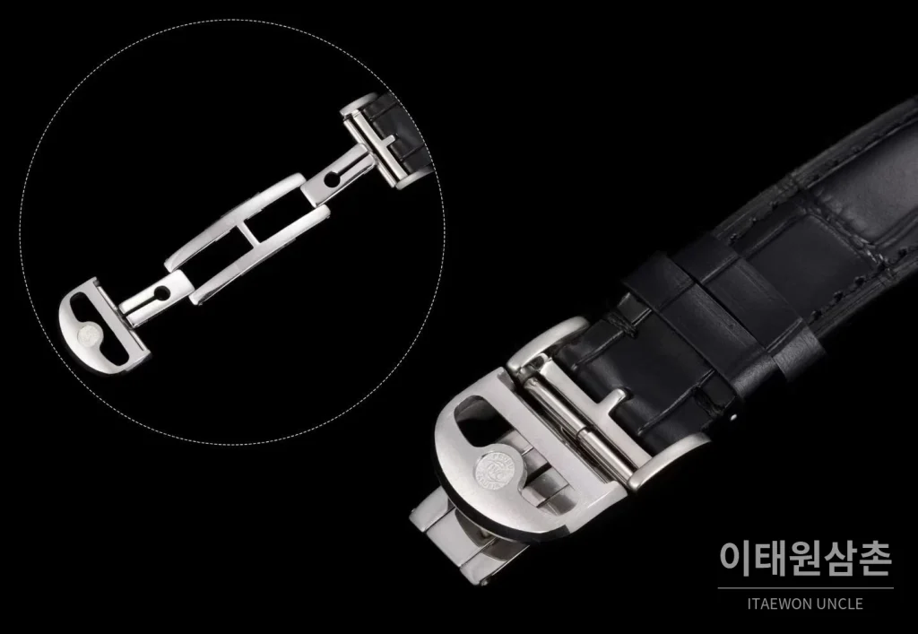 IWC 파일럿 크로노그래프 로레우스 스포츠 포 굿 블루다이얼 오토매틱 42mm