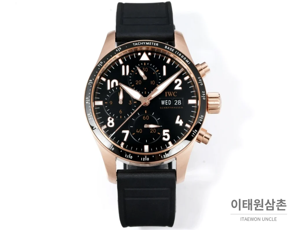 IWC 파일럿 퍼포먼스 스틸 세라믹베젤 크로노그래프 41mm (2)