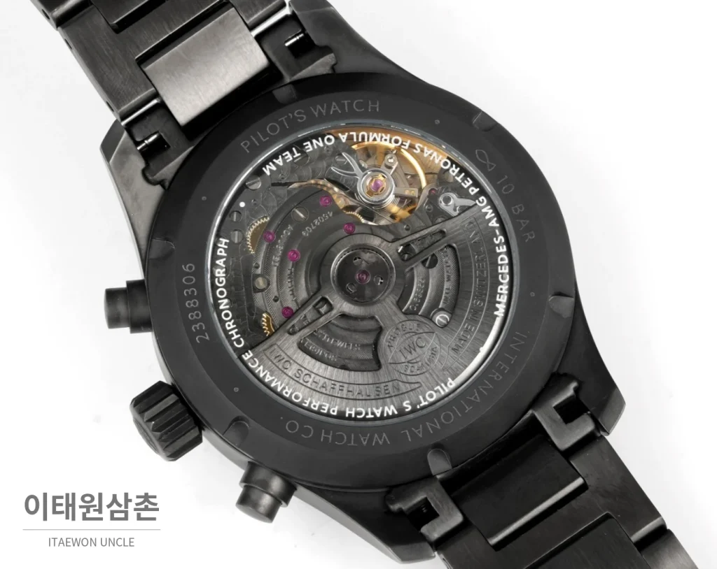 IWC 파일럿 퍼포먼스 스틸 세라믹베젤 크로노그래프 41mm