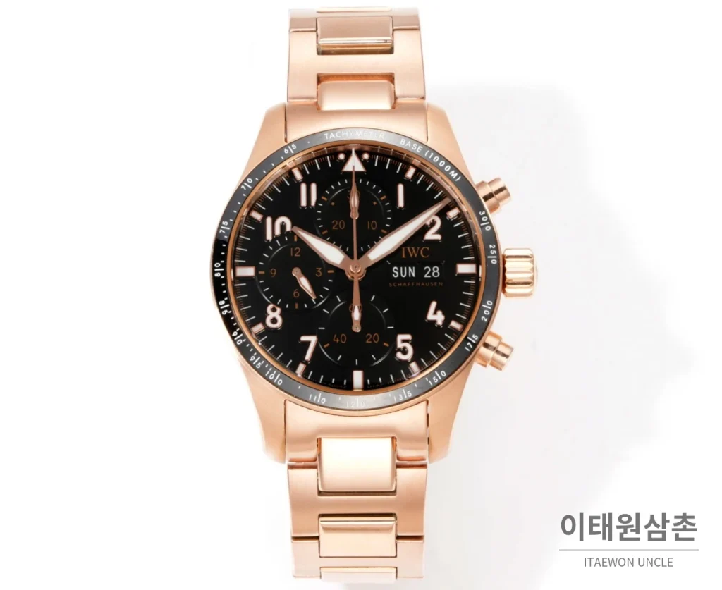 IWC 파일럿 퍼포먼스 스틸 세라믹베젤 크로노그래프 41mm (2)