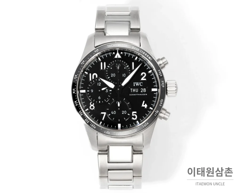 IWC 파일럿 퍼포먼스 스틸 세라믹베젤 크로노그래프 41mm (3)