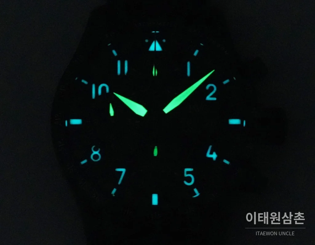 IWC 파일럿 퍼포먼스 스틸 세라믹베젤 크로노그래프 41mm