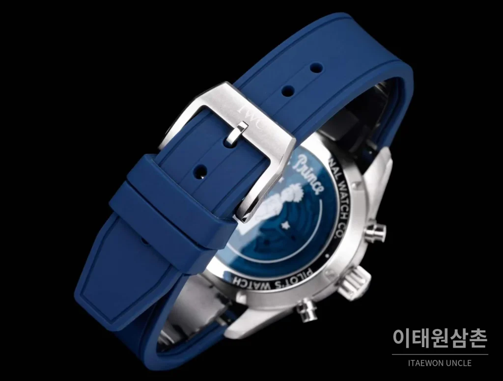 IWC 파일럿 워치 어린왕자 블루다이얼 크로노그래프 오토매틱 41mm