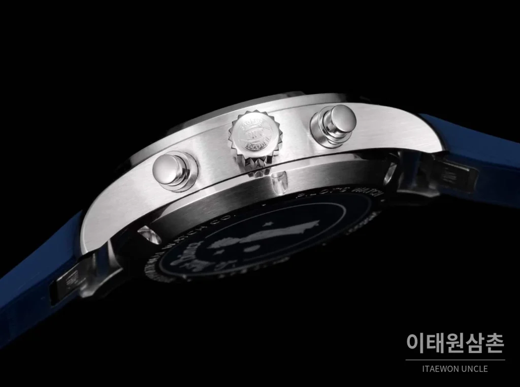 IWC 파일럿 워치 어린왕자 블루다이얼 크로노그래프 오토매틱 41mm