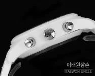 IWC 파일럿 탑건 세라믹 화이트다이얼 크로노그래프 오토매틱 44.5mm 화이트 나일론 스트랩