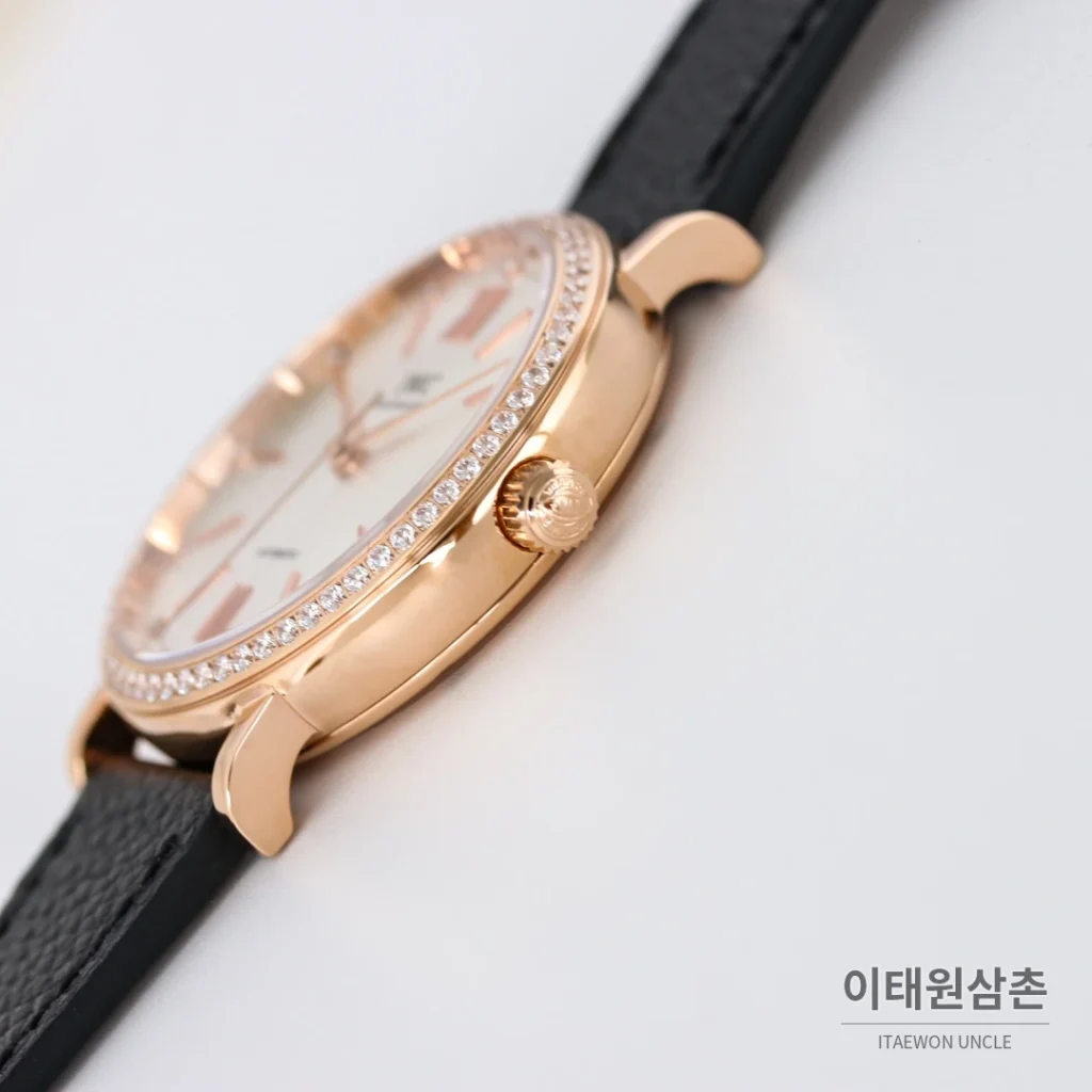 IWC 포르토피노 12다이아 실버다이얼 소가죽 오토매틱 37mm
