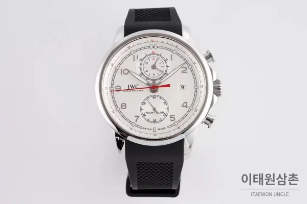 IWC 포르투기저 요트 클럽 크로노그래프 오를레바 에디션 44.6mm IW390704 화이트 다이얼 (2)