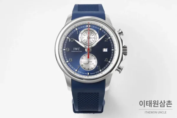 IWC 포르투기저 요트 클럽 크로노그래프 오를레바 에디션 44.6mm IW390704 네이비 다이얼 IWC 포르투기저 요트 클럽 크로노그래프 오를레바 에디션 44.6mm IW390704 네이비 다이얼