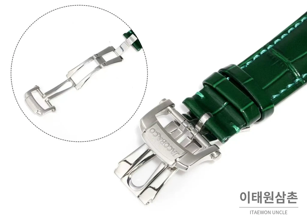 제이콥앤코 아스트로노미아 아트 판다 실버 스톤 세팅 케이스 플라잉 투르비용 시계 47mm