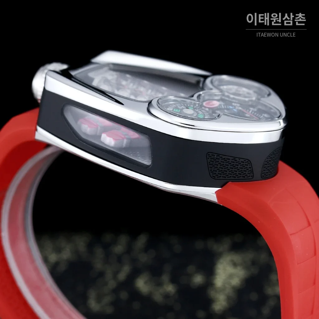 제이콥앤코 부가티 투르비용 W16 엔진 스켈레톤 오토매틱 55mm