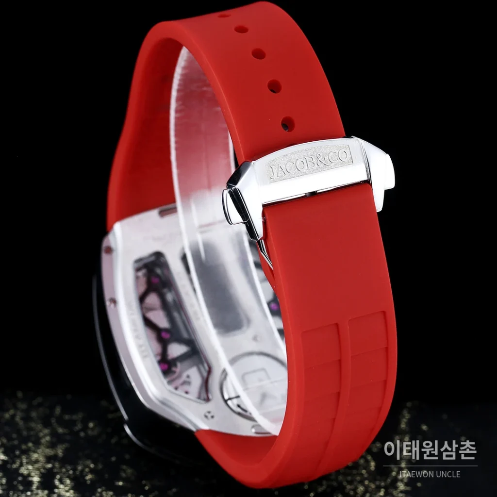 제이콥앤코 부가티 투르비용 W16 엔진 스켈레톤 오토매틱 55mm