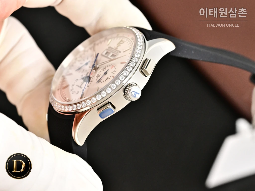 예거르쿨트르 마스터 컨트롤 데이트 스틸 선레이 다이얼 오토매틱 40mm