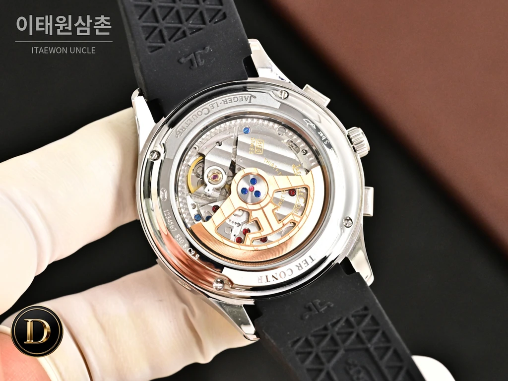 예거르쿨트르 마스터 컨트롤 데이트 스틸 선레이 다이얼 오토매틱 40mm