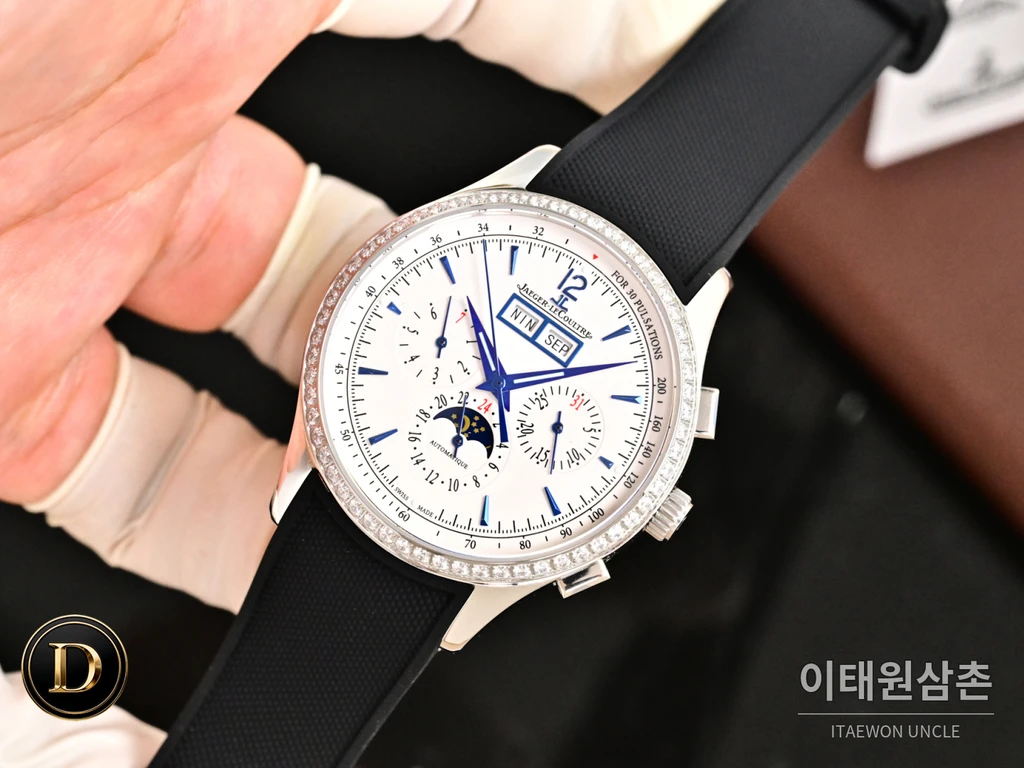예거르쿨트르 마스터 스틸 실버다이얼 오토매틱 40mm