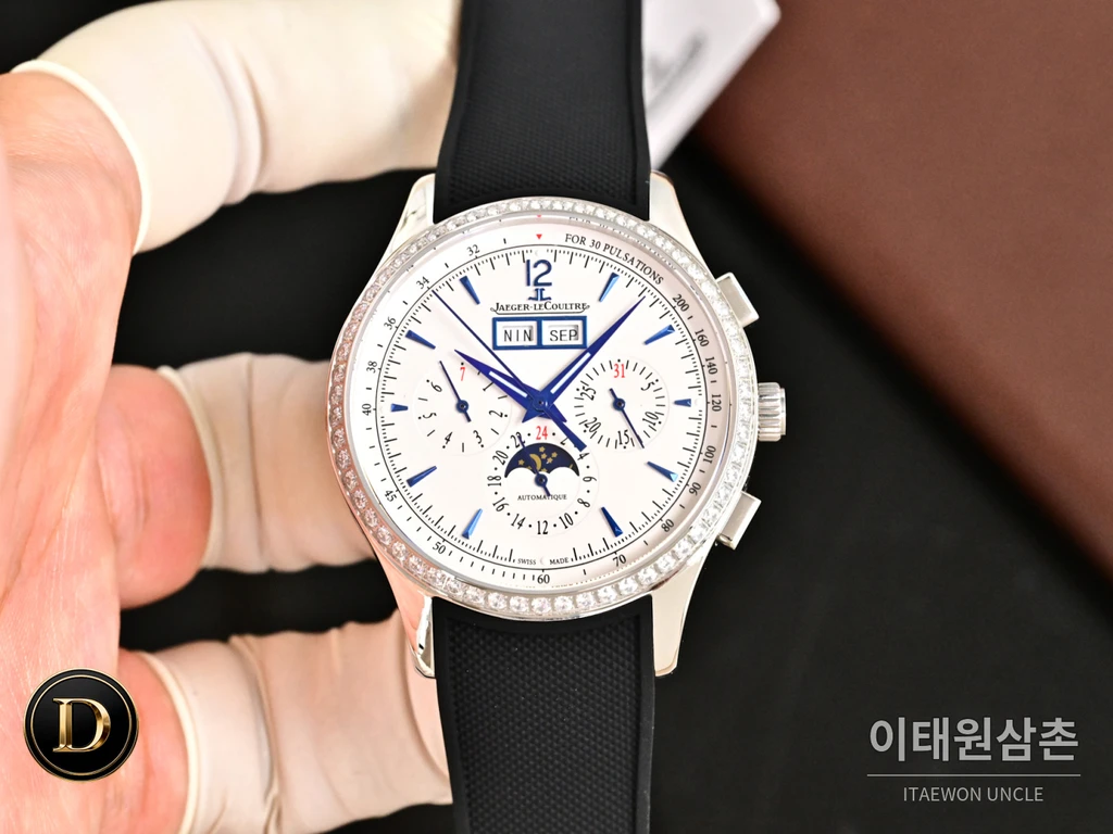 예거르쿨트르 마스터 스틸 실버다이얼 오토매틱 40mm