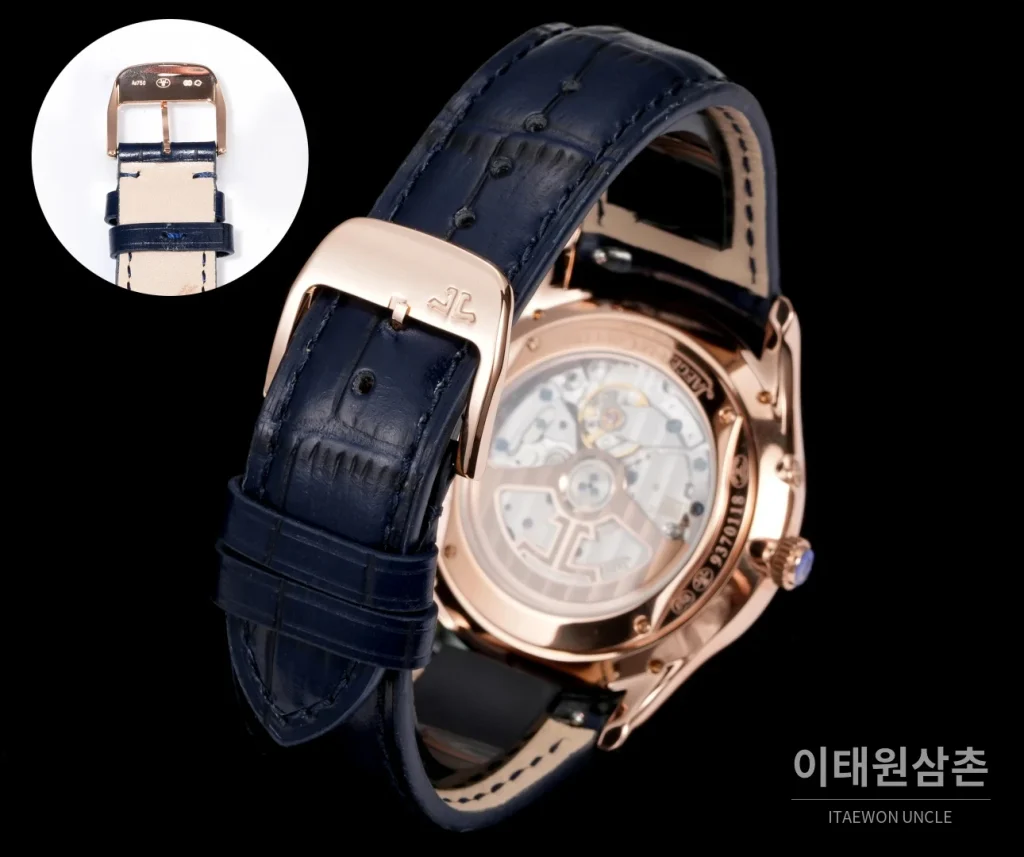 예거르쿨트르 마스터 울트라 씬 문페이즈 실버다이얼 오토매틱 39mm