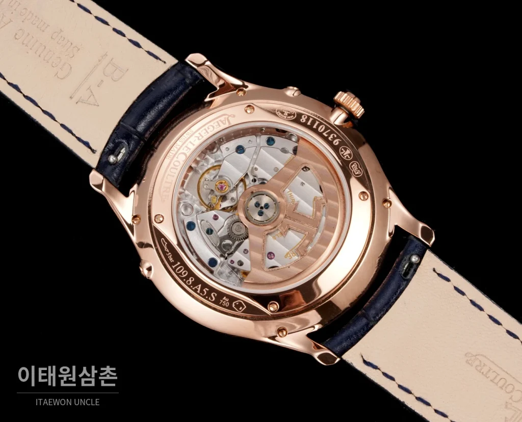 예거르쿨트르 마스터 울트라 씬 문페이즈 실버다이얼 오토매틱 39mm