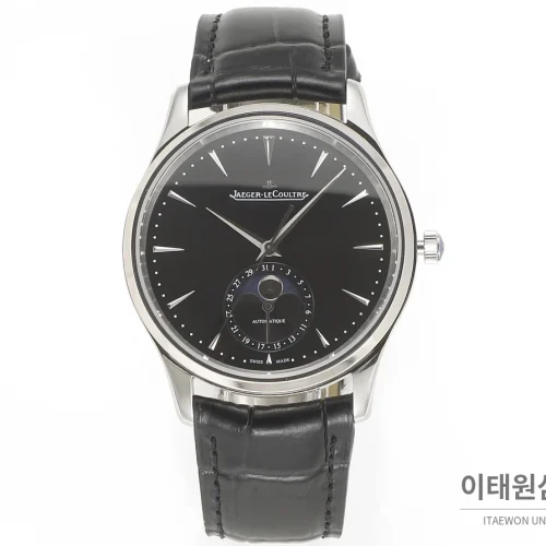 예거르쿨트르 마스터 울트라씬 문페이즈 데이트 오토매틱 39mm 실버 블랙 가죽 스트랩 (2) 예거르쿨트르 마스터 울트라씬 문페이즈 데이트 오토매틱 39mm 실버 블랙 가죽 스트랩 (2)
