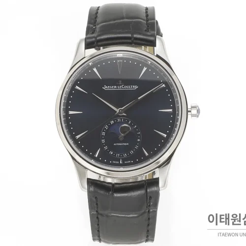 예거르쿨트르 마스터 울트라씬 문페이즈 데이트 오토매틱 39mm 실버 블랙 가죽 스트랩 (3) 예거르쿨트르 마스터 울트라씬 문페이즈 데이트 오토매틱 39mm 실버 블랙 가죽 스트랩 (3)
