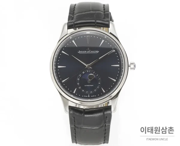예거르쿨트르 마스터 울트라씬 문페이즈 데이트 오토매틱 39mm 실버 블랙 가죽 스트랩 (3) 예거르쿨트르 마스터 울트라씬 문페이즈 데이트 오토매틱 39mm 실버 블랙 가죽 스트랩 (3)