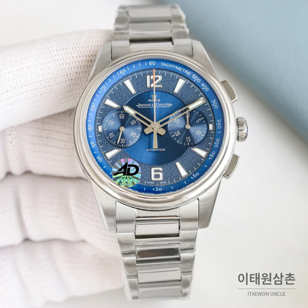 예거르쿨트르 패트리모니 오토매틱 42mm 블루 다이얼