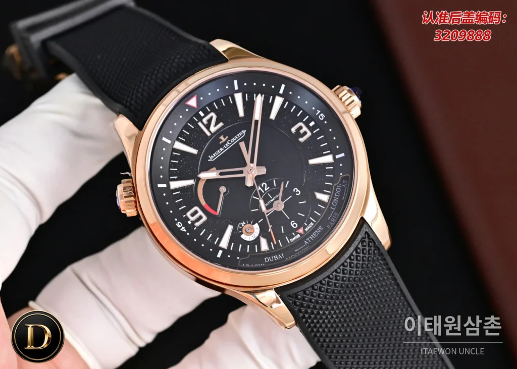 예거르쿨트르 패트리모니 오토매틱 42mm 블랙 다이얼