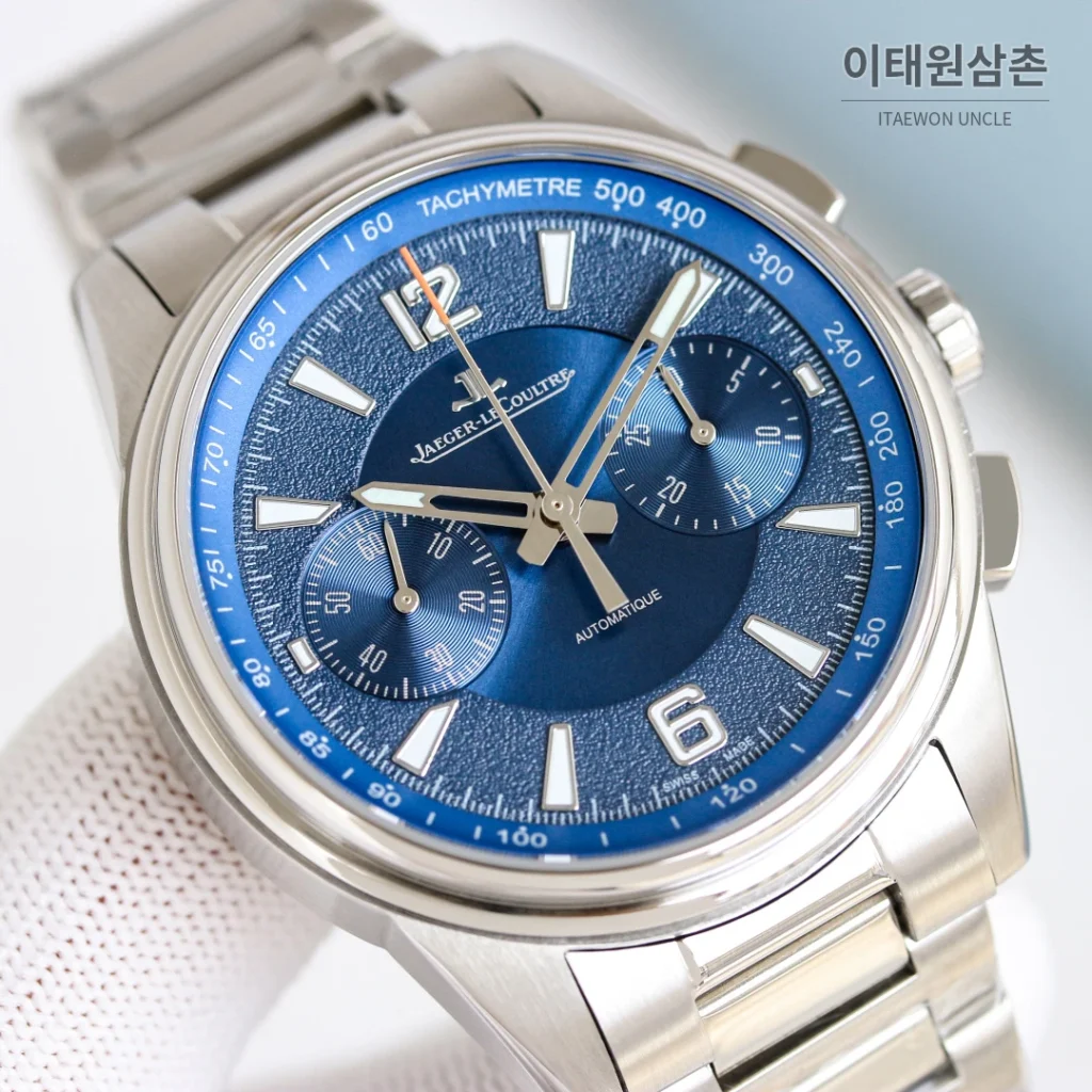 예거르쿨트르 패트리모니 오토매틱 42mm 블루 다이얼