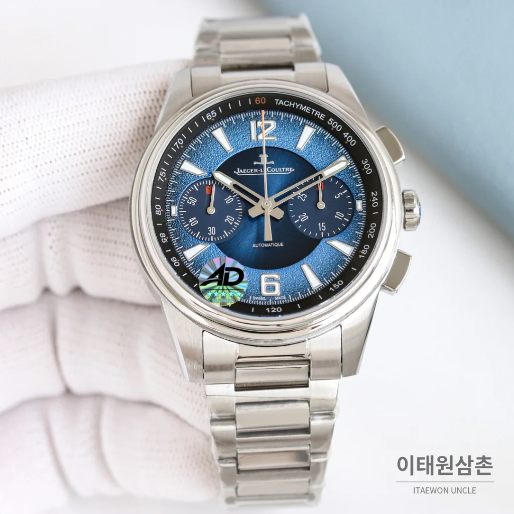 예거르쿨트르 패트리모니 오토매틱 42mm 블루 다이얼