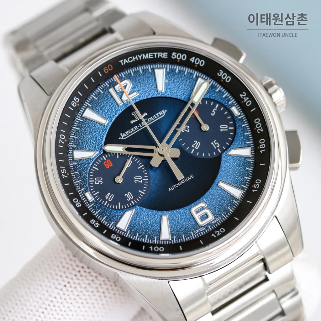 예거르쿨트르 패트리모니 오토매틱 42mm 블루 다이얼