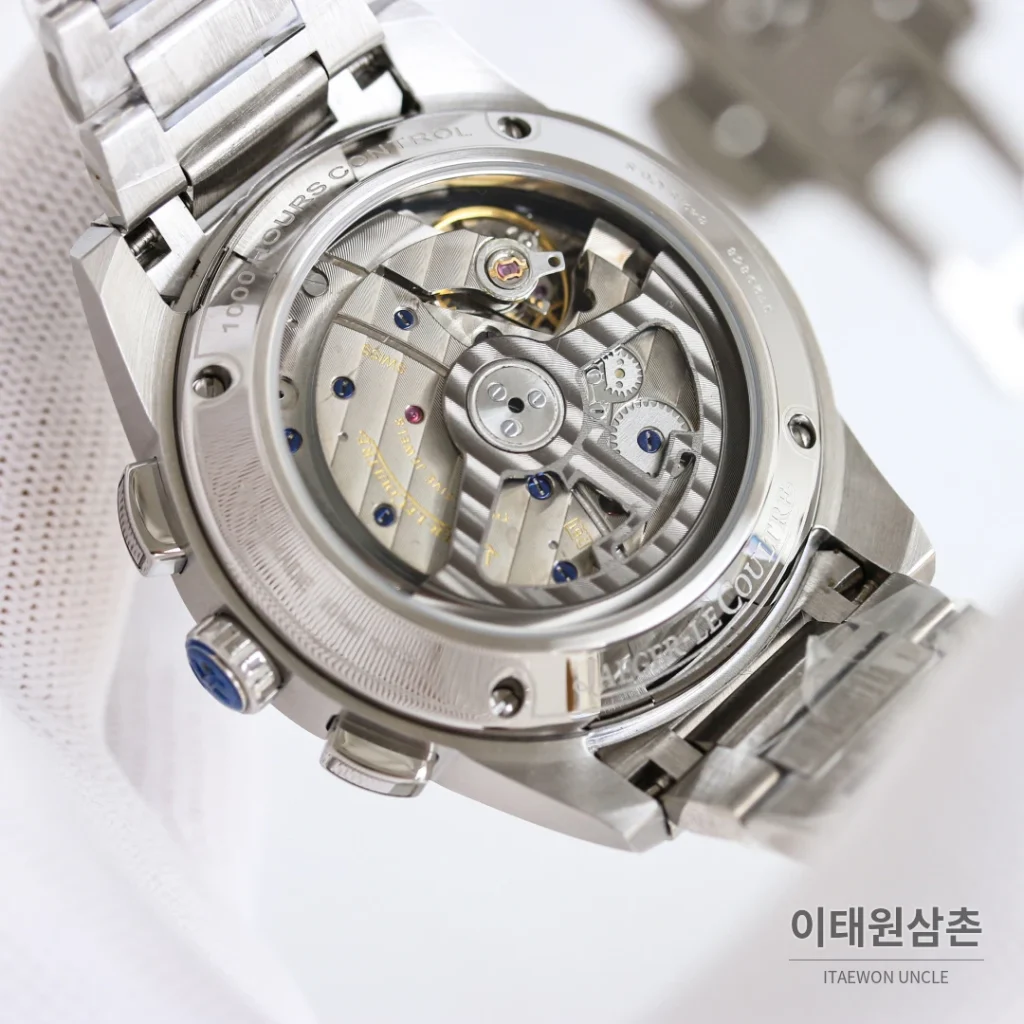 예거르쿨트르 패트리모니 크로노그래프 오토매틱 42mm 그레이 다이얼