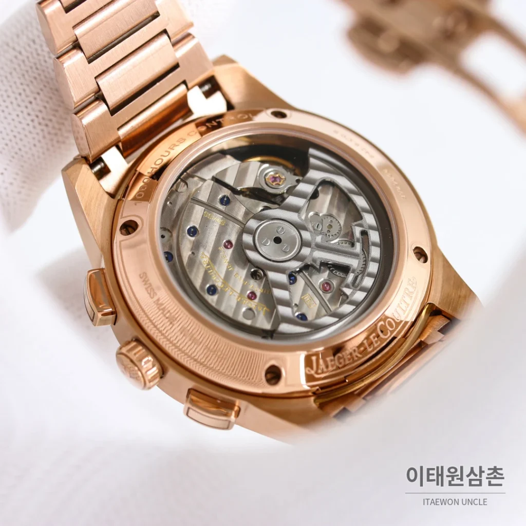 예거르쿨트르 패트리모니 크로노그래프 오토매틱 42mm 블랙 다이얼