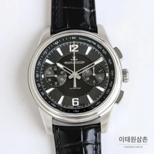 예거르쿨트르 폴라리스 블랙다이얼 크로노그래프 오토매틱 42mm