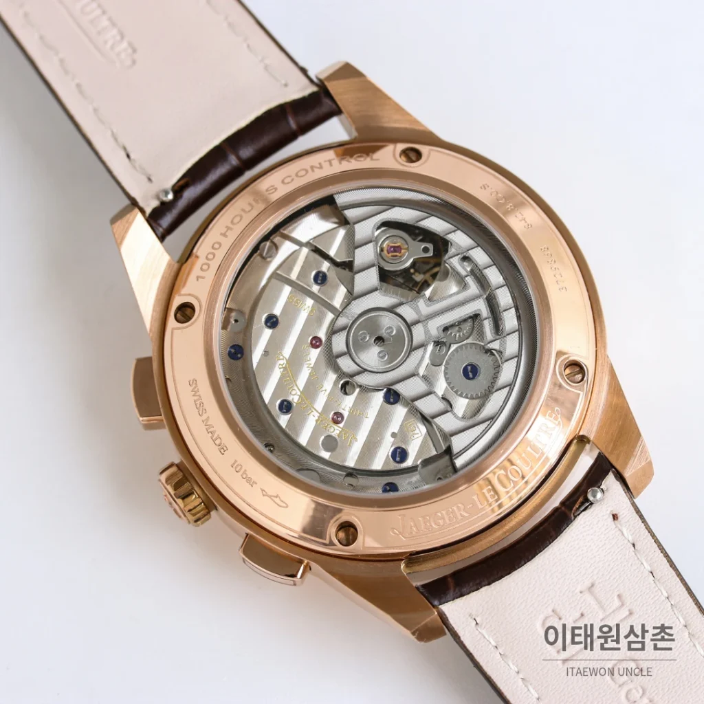 예거르쿨트르 폴라리스 블랙다이얼 크로노그래프 오토매틱 42mm