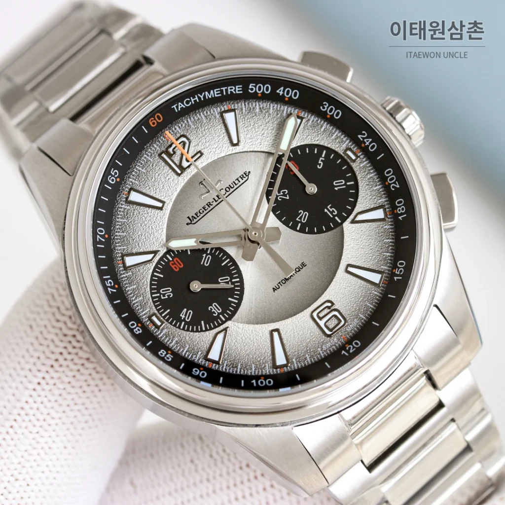 예거르쿨트르 폴라리스 크로노그래프 스틸 오토매틱 42mm