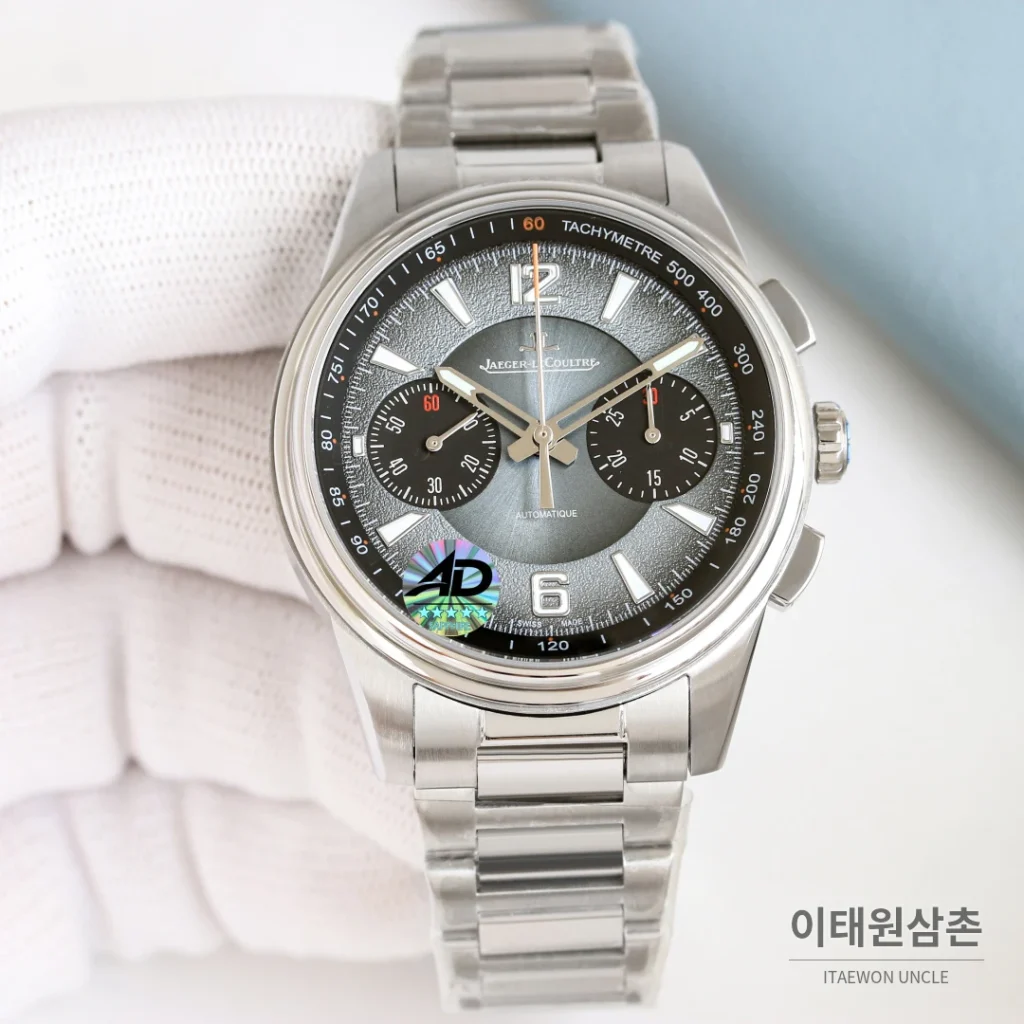 예거르쿨트르 폴라리스 크로노그래프 스틸 오토매틱 42mm