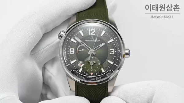 예거르쿨트르 폴라리스 지오그래픽 그레이 월드타임 오토매틱 42mm AP13 그린 다이얼 예거르쿨트르 폴라리스 지오그래픽 그레이 월드타임 오토매틱 42mm AP13 그린 다이얼