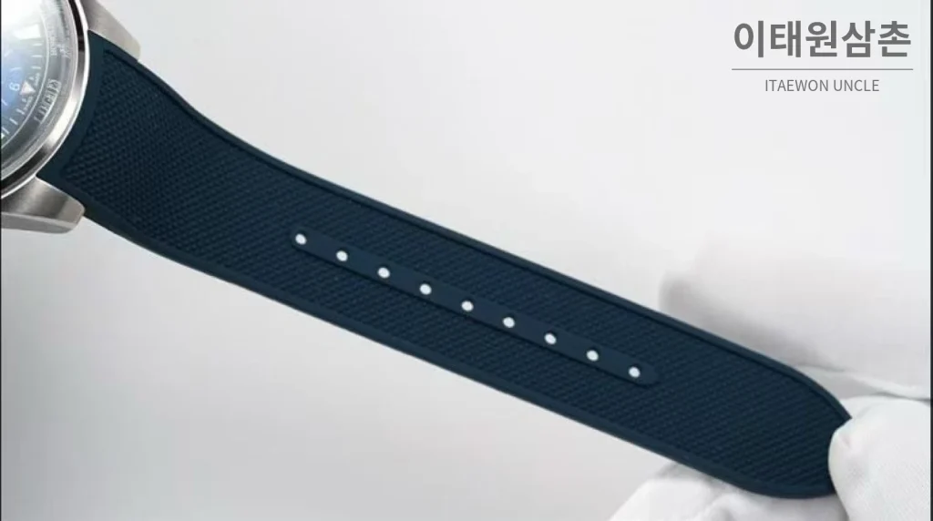 예거르쿨트르 폴라리스 지오그래픽 그레이 월드타임 오토매틱 42mm AP13 블루 다이얼