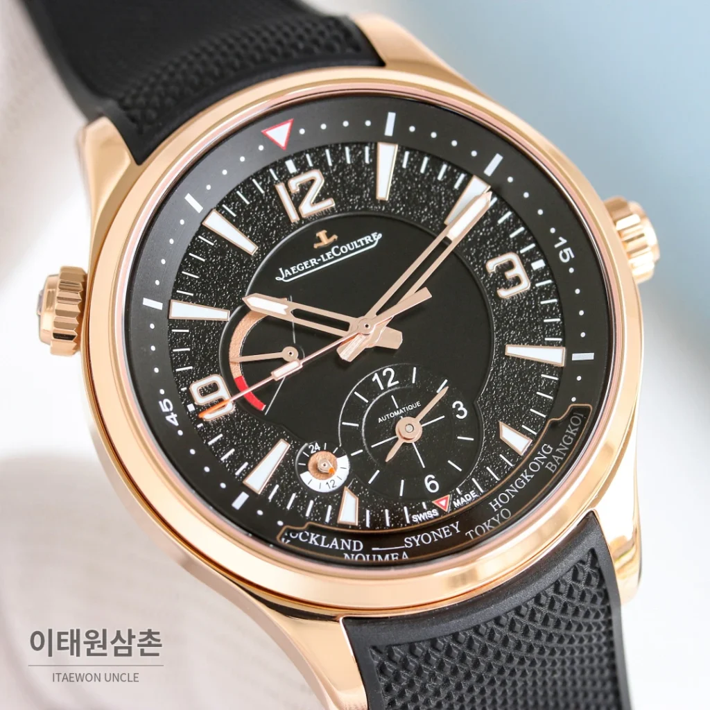 예거르쿨트르 폴라리스 지오그래픽 월드타임 블루다이얼 오토매틱 42mm