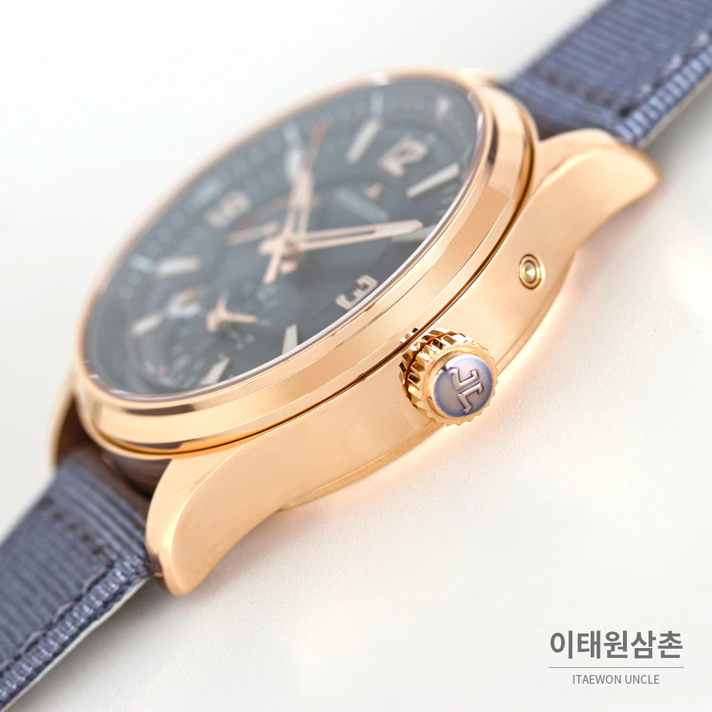 예거르쿨트르 폴라리스 지오그래픽 월드타임 블루블랙다이얼 오토매틱 42mm