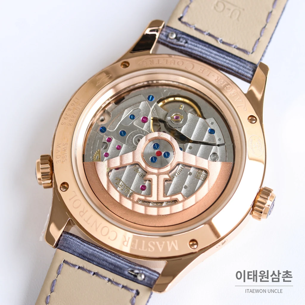 예거르쿨트르 폴라리스 지오그래픽 월드타임 블루블랙다이얼 오토매틱 42mm