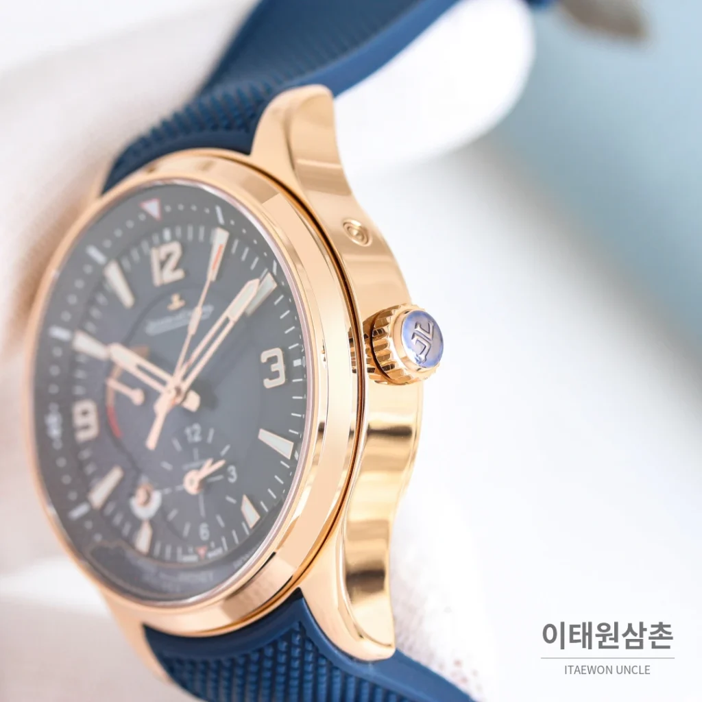 예거르쿨트르 폴라리스 지오그래픽 월드타임 블루다이얼 오토매틱 42mm