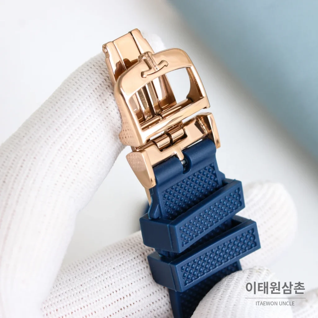 예거르쿨트르 폴라리스 지오그래픽 월드타임 블루다이얼 오토매틱 42mm