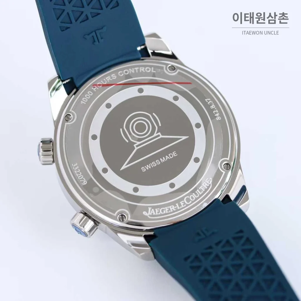 예거르쿨트르 폴라리스 러버밴드 블랙다이얼 데이트 오토매틱 42mm (3)
