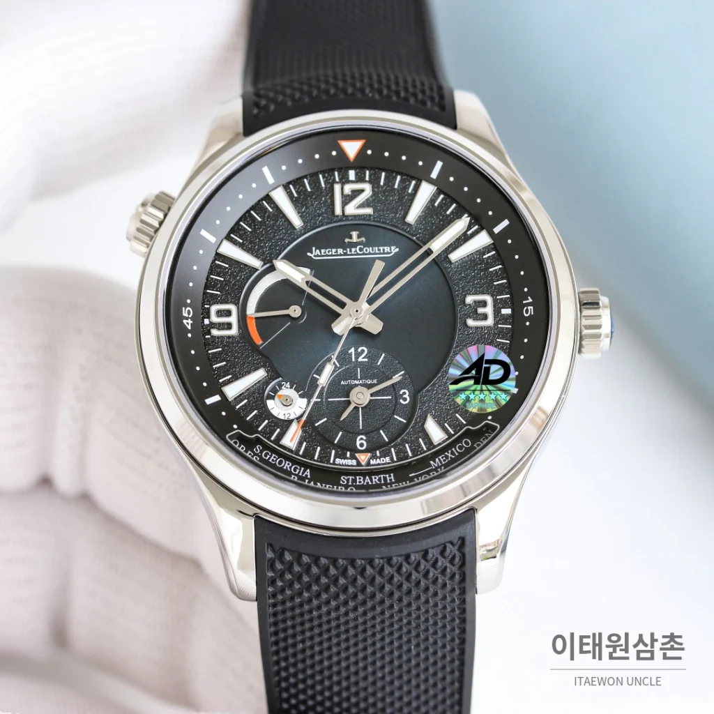 예거르쿨트르 폴라리스 월드타임 블루블랙 다이얼 오토매틱 42mm