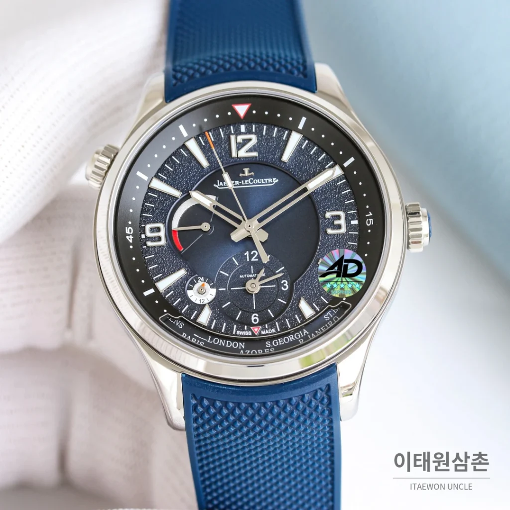 예거르쿨트르 폴라리스 월드타임 블루블랙 다이얼 오토매틱 42mm